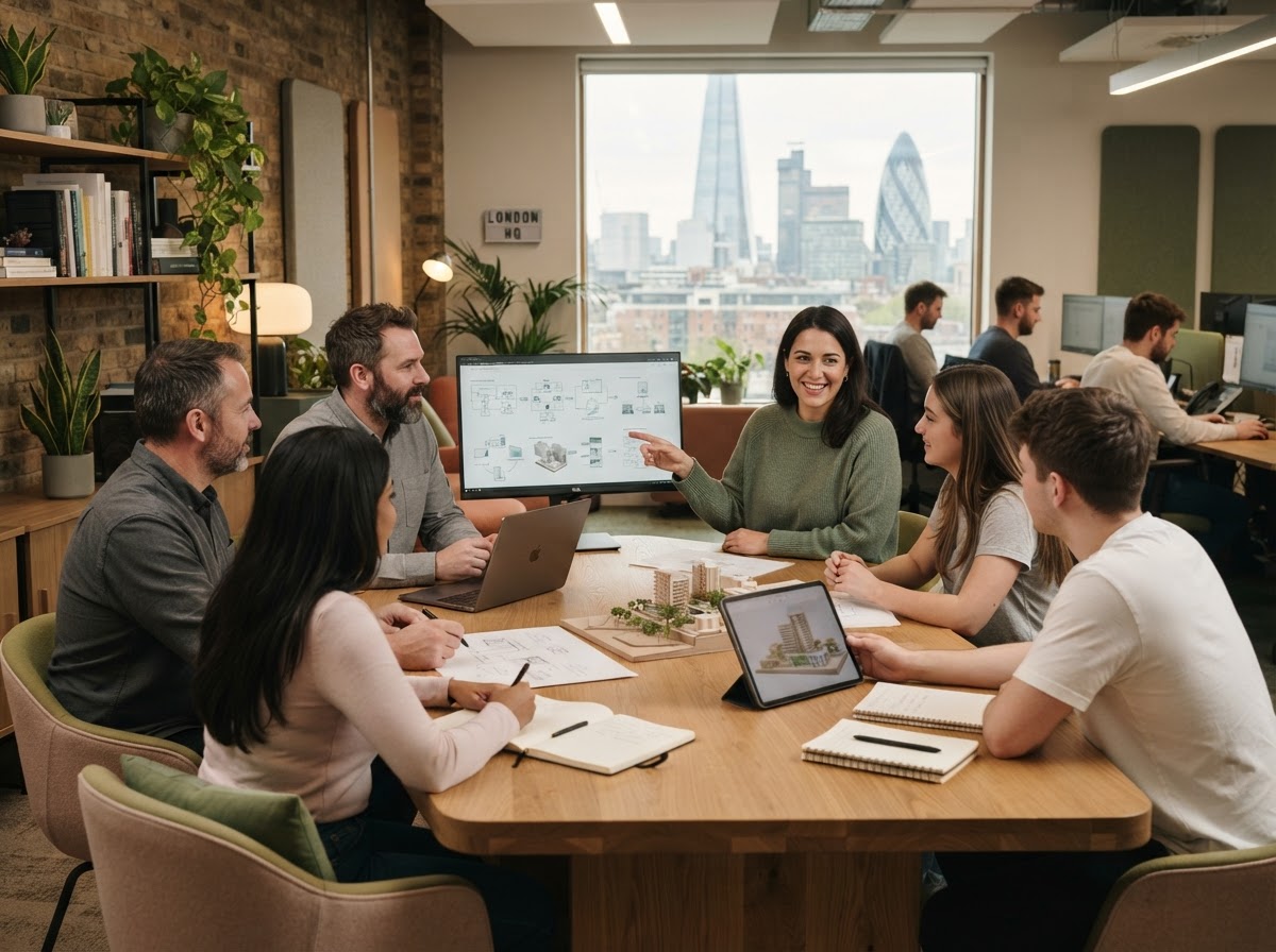 crown Nvidia team reviewing market data patterns together